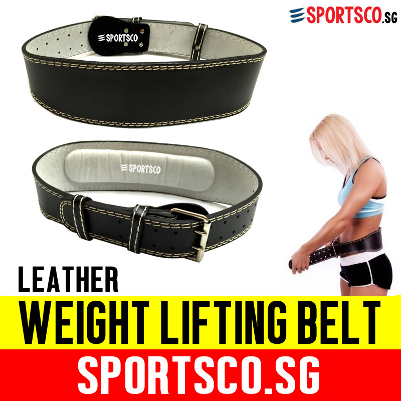 Premium Leather Weight Lifting Belt