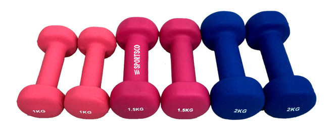 9KG Vinyl Dumbbell Set