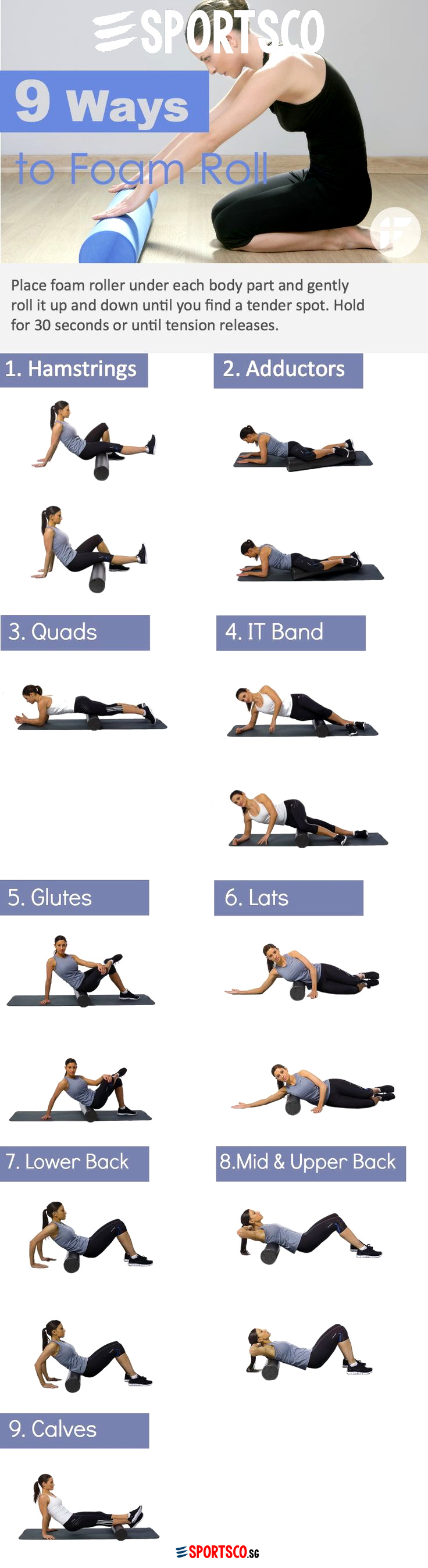 9 Ways to Use Foam Roller