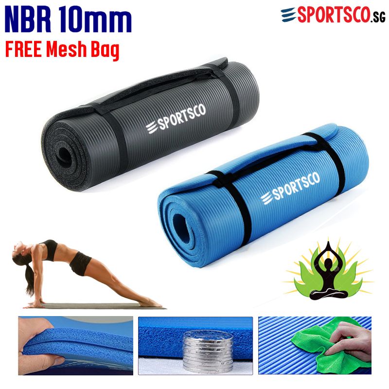 NBR Yoga Exercise Mat 10mm