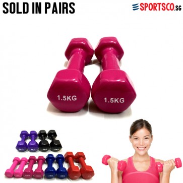 1.5KG Vinyl Dumbbell (1 Pair)