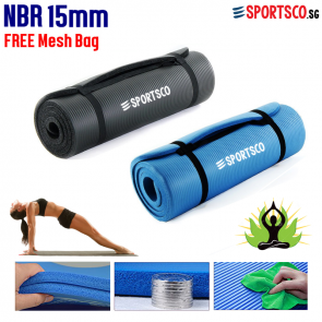 15mm Extra Thick NBR Yoga Exercise Mat